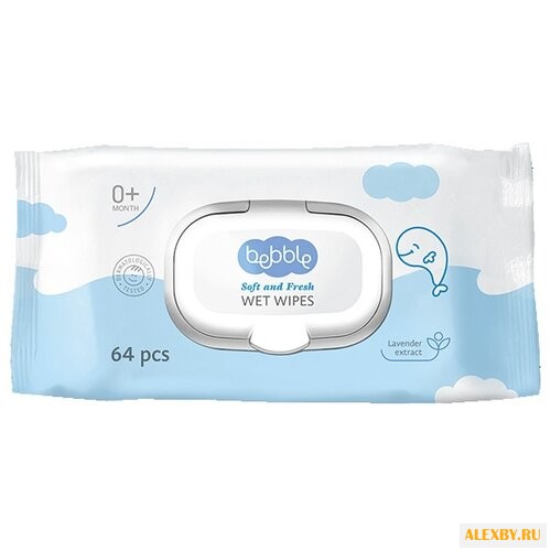 Влажные салфетки Bebble