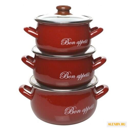 Набор кастрюль Интерос Бордо