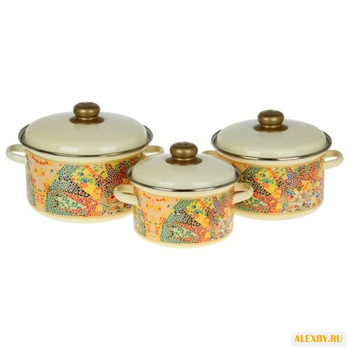 Набор кастрюль Эмаль Барселона