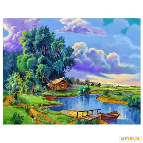 Рыжий кот Картина по номерам