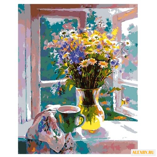 Рыжий кот Картина по номерам