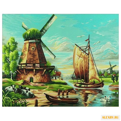 Рыжий кот Картина по номерам