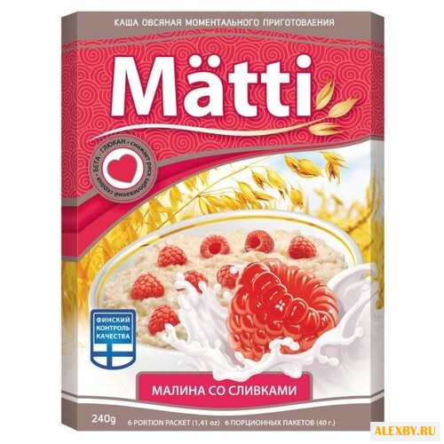 Matti Каша овсяная Малина со