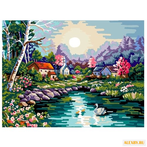 Рыжий кот Картина по номерам