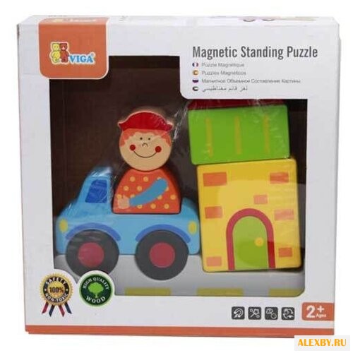 Магнитный конструктор Viga Город