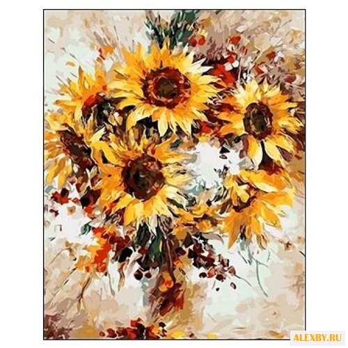 Рыжий кот Картина по номерам