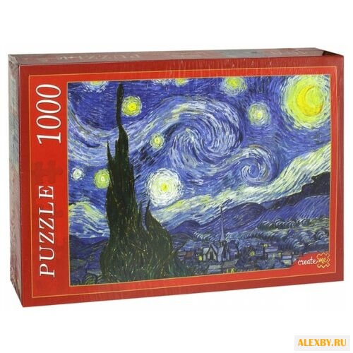 Пазл Рыжий кот Ван Гог Звёздная