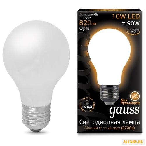 Лампа светодиодная gauss LED