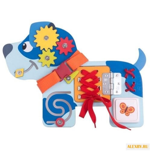 Бизиборд Занятный дом Деревяшки