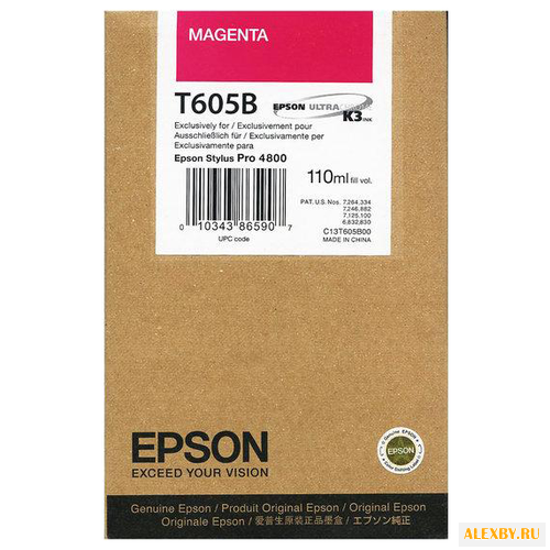 Картридж Epson C13T605B00