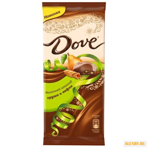 Шоколад Dove молочный груша и