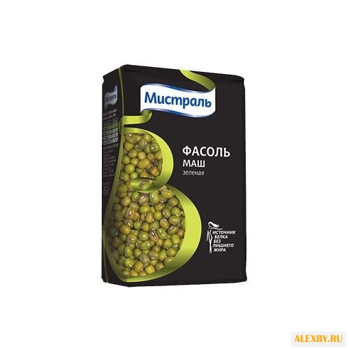 Мистраль фасоль зеленая Маш 450 г