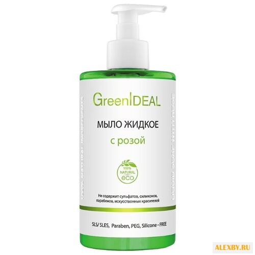 Жидкое мыло GreenIdeal с розой