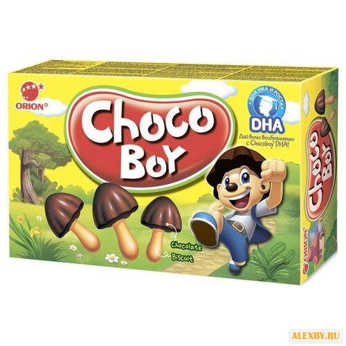 Печенье Choco Boy Грибочки 100 г