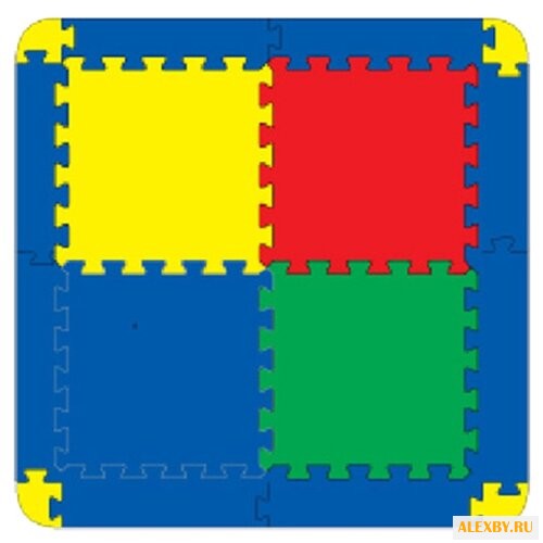 Коврик-пазл Флексика 4 детали