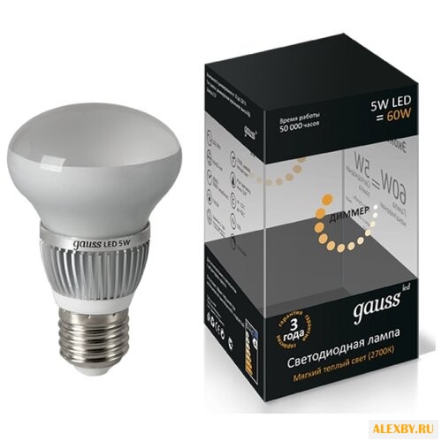 Лампа светодиодная gauss LED