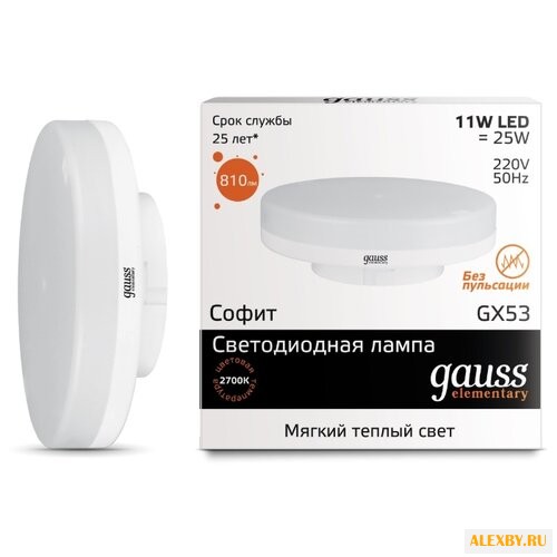 Лампа светодиодная gauss LED