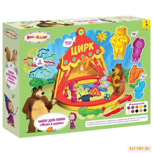 Масса для лепки РОСМЭН Маша и