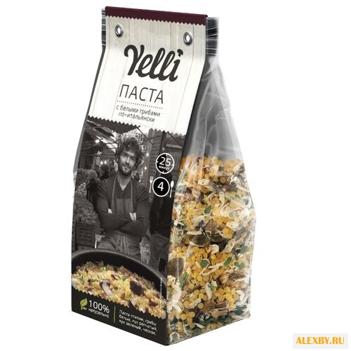 Yelli Паста с белыми грибами