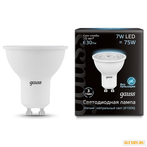 Лампа светодиодная gauss LED