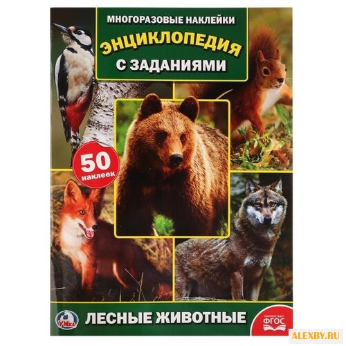 Лесные животные. Энциклопедия с