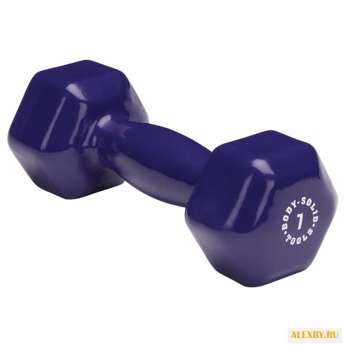 Гантель цельнолитая Body Solid