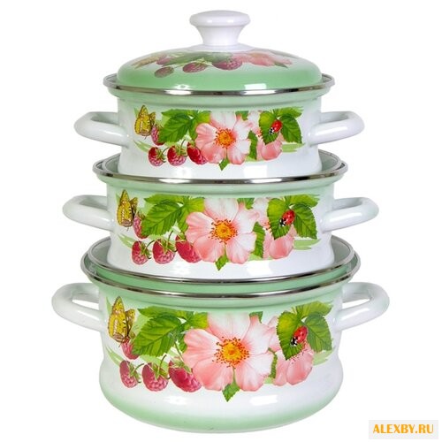 Набор кастрюль КМЗ Солнышко-1 6