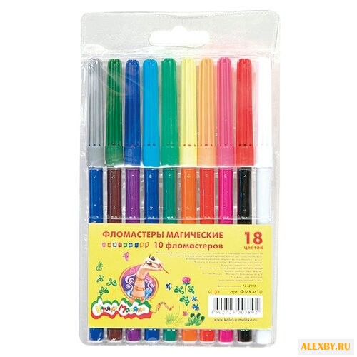 Каляка-Маляка Фломастеры 10 шт.