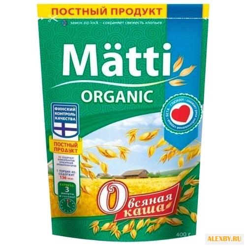 Matti Каша овсяная Organiс 400 г