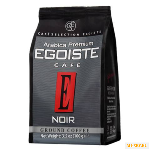 Кофе молотый Egoiste Noir