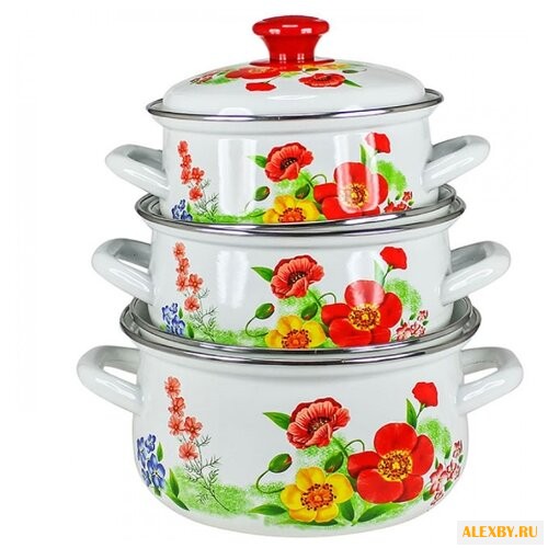 Набор кастрюль КМЗ Франческа-1