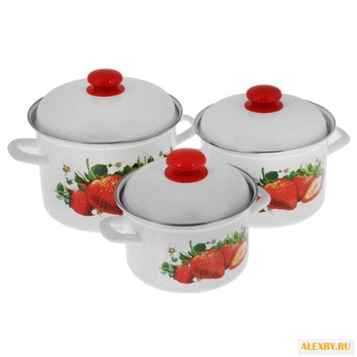 Набор кастрюль КМЗ Садовая
