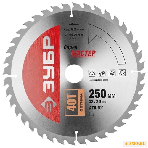 Пильный диск ЗУБР Мастер