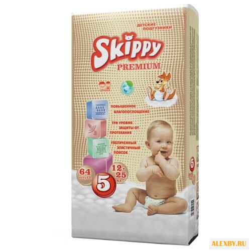 Skippy подгузники Premium 5