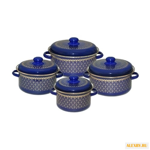 Набор кастрюль Эмаль Индийский