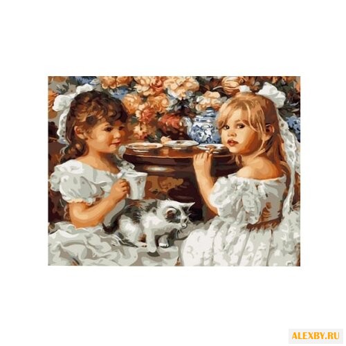 Рыжий кот Картина по номерам