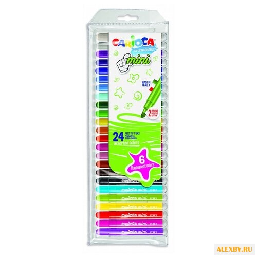 Carioca Фломастеры Mini 24 шт.