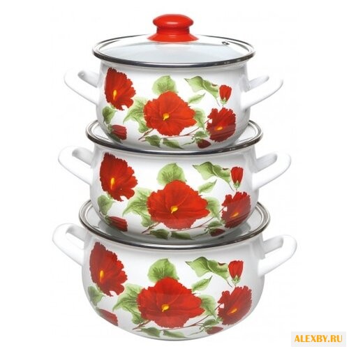 Набор кастрюль Интерос Каркаде