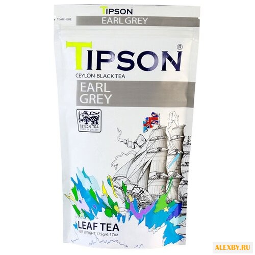 Чай черный Tipson Earl grey