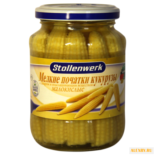 Мелкие початки кукурузы