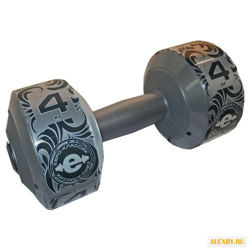 Гантель цельнолитая Euro