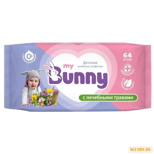 Влажные салфетки My Bunny с