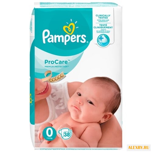 Pampers подгузники ProCare 0