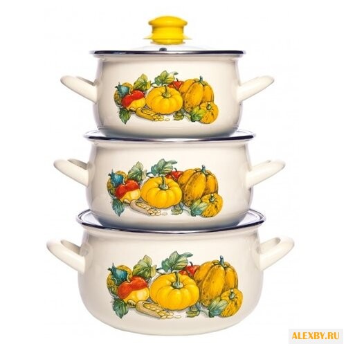 Набор кастрюль Интерос Тыква