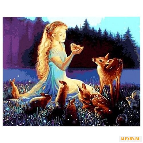 Рыжий кот Картина по номерам