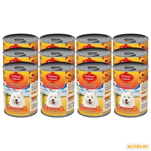 Корм для собак Родные корма