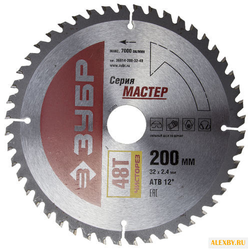 Пильный диск ЗУБР Мастер