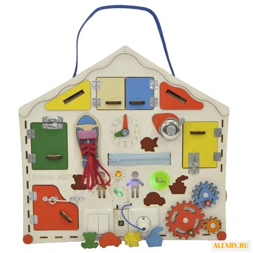 Бизиборд IWOODPLAY Домик с