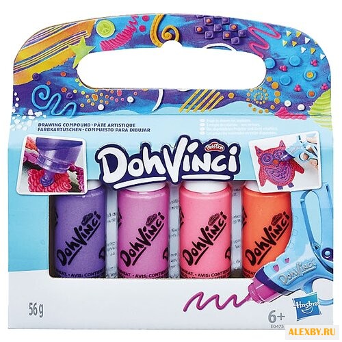 Пластилин DohVinci Набор из 4