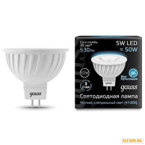 Лампа светодиодная gauss LED